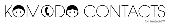 Komodo Contacts for Android Logo